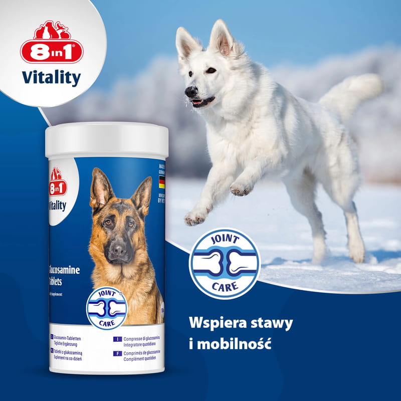 8in1 Vitality Glukozamina Witaminy dla psów stawy i aktywność 55 tabletek 3.jpg